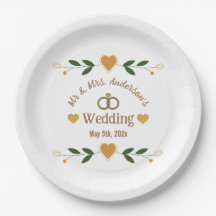 Casamento Floral Branco Moderno Personalizado