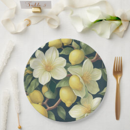 Prato De Papel Casamento floral/chá em papel