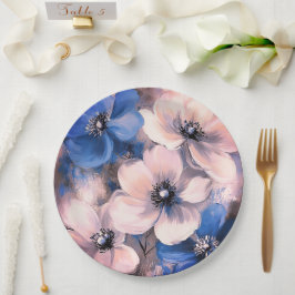 Prato De Papel Casamento floral/chá em papel
