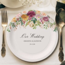 Casamento Floral Jardim de Rosas Caligrafia Elegan