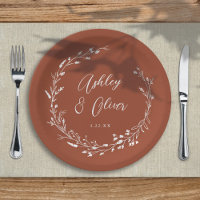 Casamento Floral Rustic Boho Terracotta Wildflower