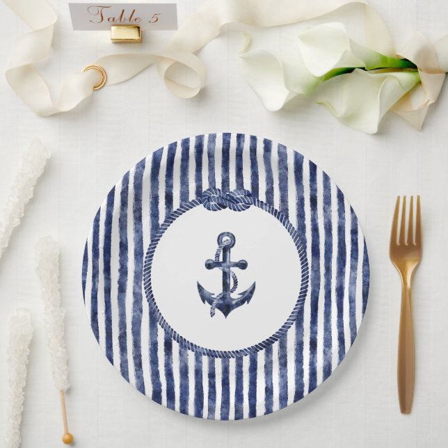 Prato De Papel Casamento Marítimo Costeiro (Casamento)