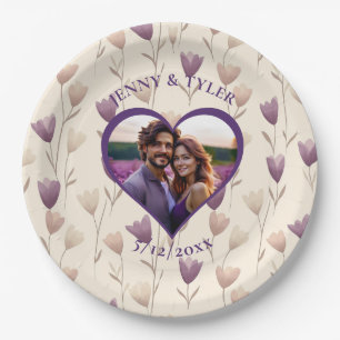 Prato De Papel Casamento Personalizado   Modelo de Foto