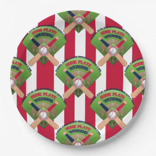 Prato De Papel Casámo-nos, Placa de Casa, Placa de Baseball 1-PAP