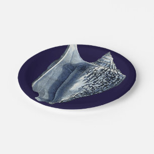 Prato De Papel Cascas de Indigo I
