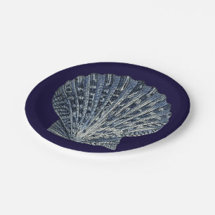 Prato De Papel Cascas de Indigo VIII