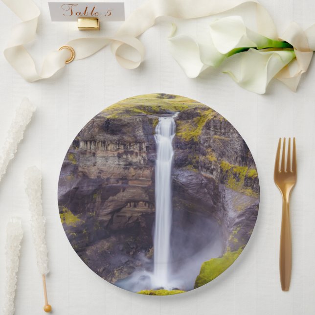 Prato De Papel Cascata do Haifox, Islândia (Casamento)