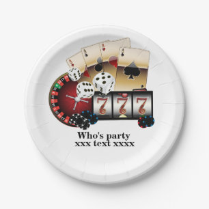 Prato De Papel casino, vegas, pôquer, jogo, adulto