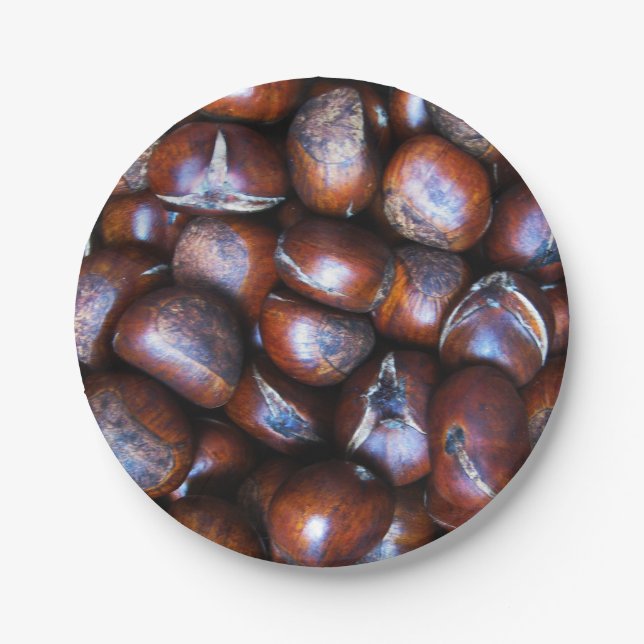 Prato De Papel Castanhas (Frente)
