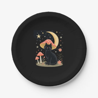 Prato De Papel Cat Mushroom Hat Cottagecore Kitten Kitty Women Gi