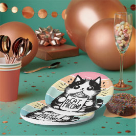 Prato De Papel Catpuccino 3