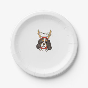Prato De Papel Cavalier King Charles Spaniel Dog Pet Christmas