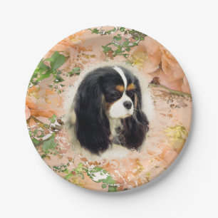 Prato De Papel Cavalier King Charles Spaniel - Triplo, Plate