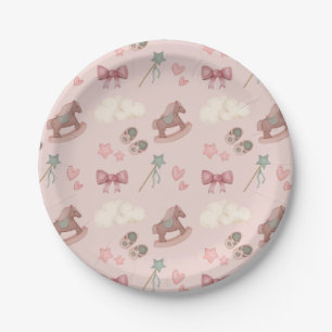 Prato De Papel Cavalo de Sonhos Bassinet de Bersery Boho