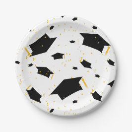 Prato De Papel Celebração da graduação - placa de papel