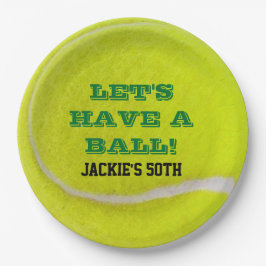 Prato De Papel Celebração de tênis