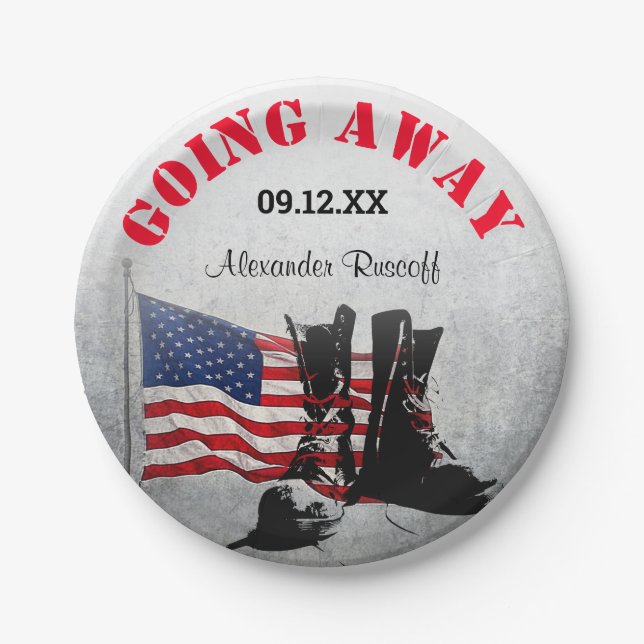 Prato De Papel Celebração Militar Russa (Frente)