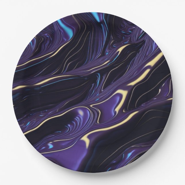 Prato De Papel "Celebrar em Estilo: Placas de Papel Personalizada (Frente)