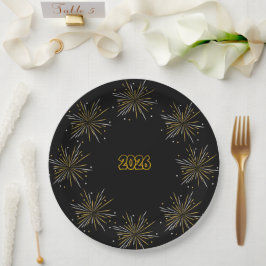 Prato De Papel Celebrate 2026 Paper Plate