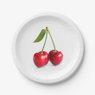 Prato De Papel Cereja doce