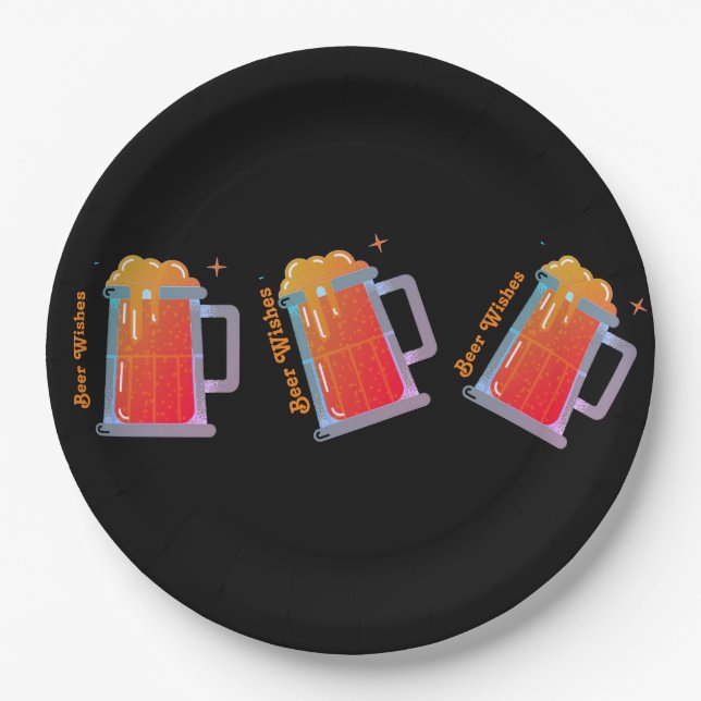 Prato De Papel Cerveja Deseja Gigante (Frente)