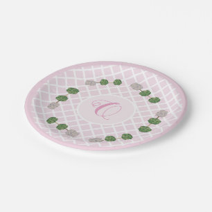 Prato De Papel Cesto Topiário Ginger Jar Jars Chinoiserie Rosa