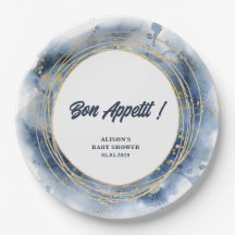 Chá Blue Baby Boy Round