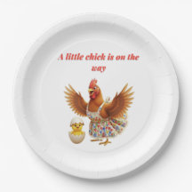 Chá de Bebê da Fazenda Amarela e Vermelha