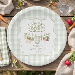 Prato De Papel Chá de Bebê de Produtos Locais