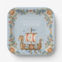Chá de Bebê do Doce Pequeno Viking