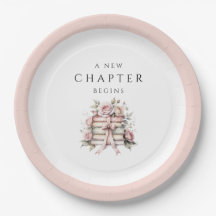 Chá de Bebê do Livro de Laço Rosa