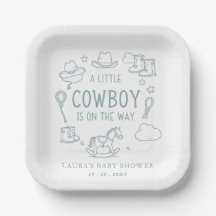 Chá de Bebê do Pequeno Cowboy