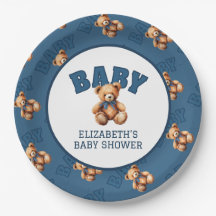 Chá de Bebê do Ursinho Preppy Varsity