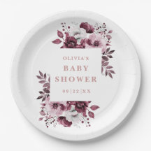 Chá de Bebê Floral Elegante Rosa