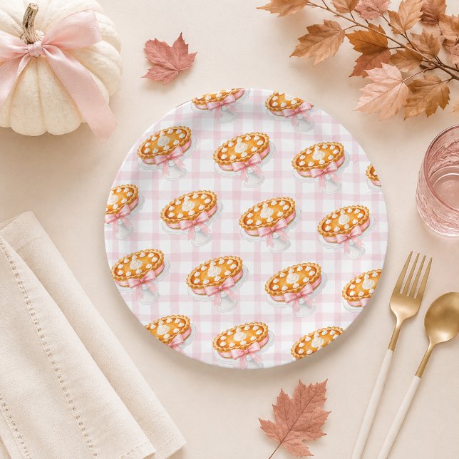 Prato De Papel Chá de Bebê Little Cutie Pie (Little Cutie Pie Baby Shower Paper Plates)
