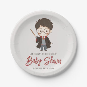 Prato De Papel Chá de Bebê Simples do Harry Potter