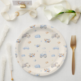 Prato De Papel Chá de fraldas Adventure Transportation Boy
