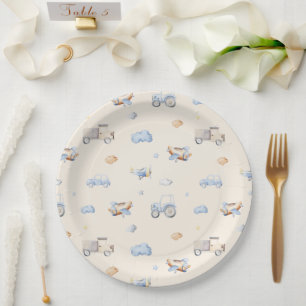 Prato De Papel Chá de fraldas Adventure Transportation Boy