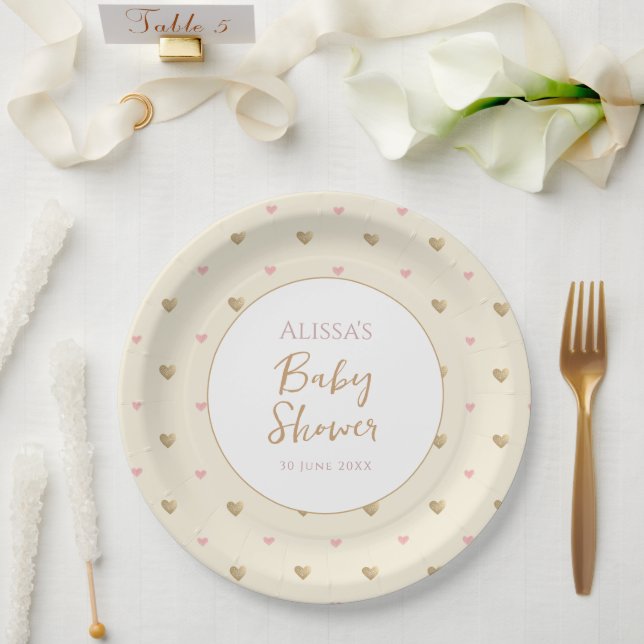 Prato De Papel Chá de fraldas Amarelo Chic (Casamento)