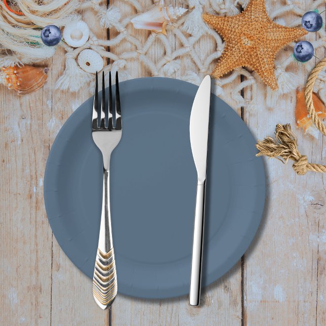 Prato De Papel Chá de fraldas azul marinho náutico (Criador carregado)