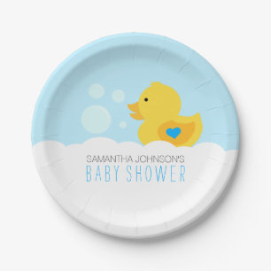 Prato De Papel Chá de fraldas Bath Boy Bath Ducky