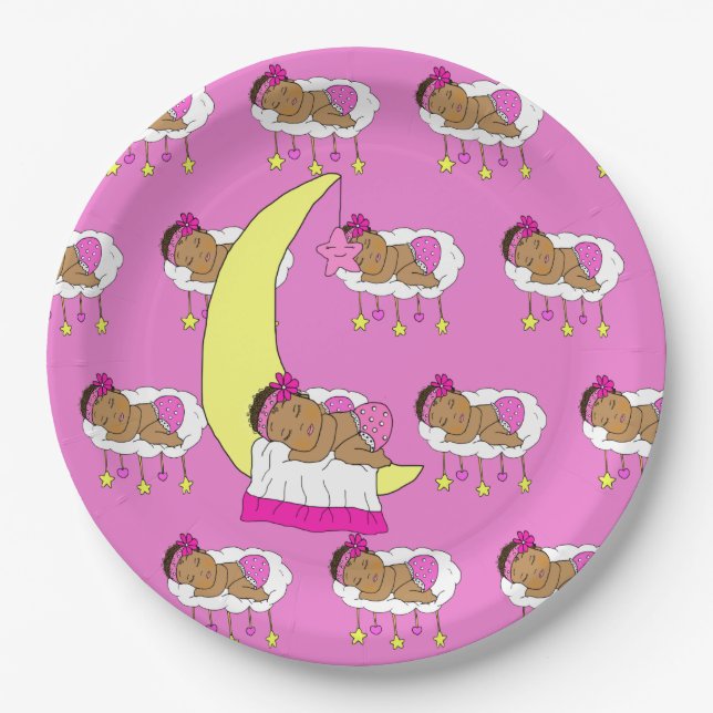 Prato De Papel Chá de fraldas da Magenta Girl (Frente)