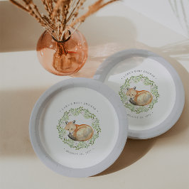 Prato De Papel Chá de fraldas da Woodland Fox