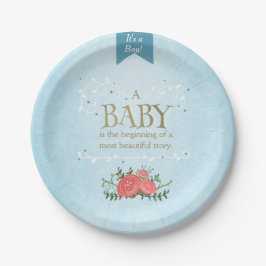 Prato De Papel Chá de fraldas das placas de papel do livro de