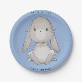 Prato De Papel chá de fraldas de bebê