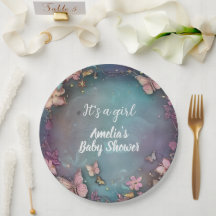 Chá de fraldas de borboleta Roxo