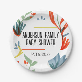 Prato De Papel Chá de fraldas de Botânica Brilhante