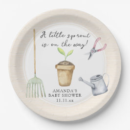 Prato De Papel Chá de fraldas de broto