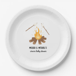 Prato De Papel Chá de fraldas de casais para foguetes de chá de f