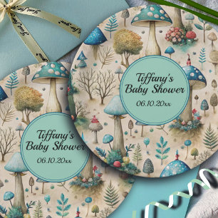Prato De Papel Chá de fraldas de Cogumelos Fairyland